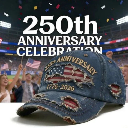 US 250th Anniversary Denim Hat — Celebrate 1776–2026